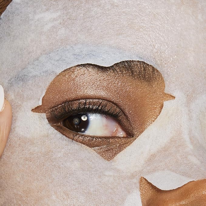 Pacifica Disobey Time Rose & Peptide Facial Sheet Mask Hydrating Anti-Aging Mask for Fine Lines & Dry Skin Infused w/Hyaluronic Acid & Chamomile Clean Beauty Vegan & Cruelty-Free Dermatologist Tested