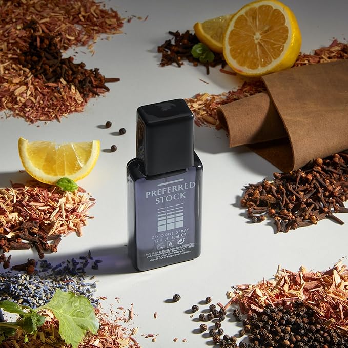 Stetson Preferred Stock - Cologne Spray for Men - Leathery, Woody, and Casual Aroma with Fragrance Notes of Cypress, Balsam Fir, and Sandalwood - 1.7 Fl Oz