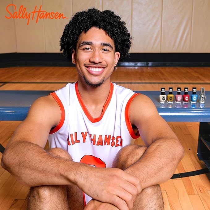 Sally Hansen Miracle Gel™ x Jared McCain, Trio Set, Long Lasting, Gel-Like Formula, No UV Lamp Needed, Blue and Red Nail Polish