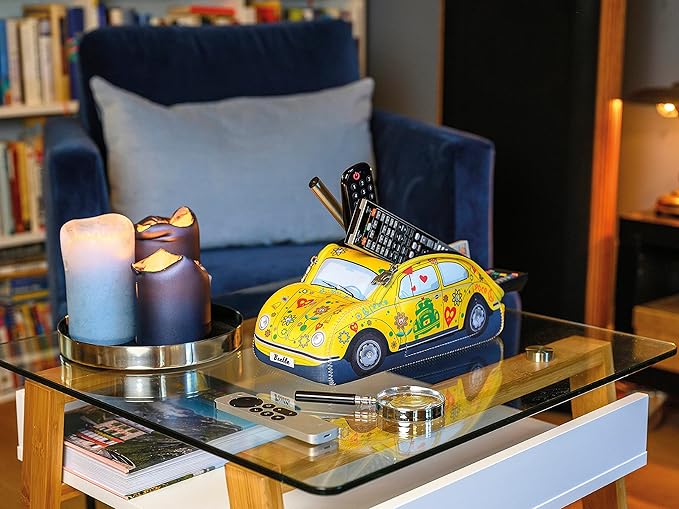 BRISA VW Collection - Volkswagen Neoprene Universal Bag for Makeup, Travel, Cosmetics in Beetle Bug Design