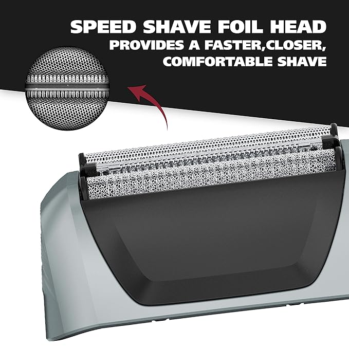 Wahl Silver Speed Shave Replacement Foils, Cutters and Head for 7061 Series, Model 7045-400