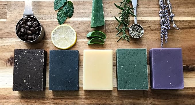 Aspen Kay Naturals Handmade Oatmeal Soap Bar for Face & Body – Made with Organic Raw Honey, Goats Milk, Organic Shea Butter - Exfoliating Soap – For All Skin Types - Made in the USA 4.5 oz