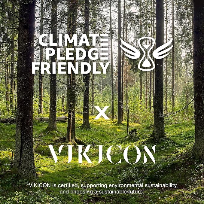 VIKICON Manscape Trimmer for Men - No Nicks Electric Razor-Shaver for Balls/Pubic/Groin/Legs/Chest Hair Removal w/Light & Ceramic Blade, IPX7 Waterproof Body Groomer USB-C Charging, Gifts for Him Dad