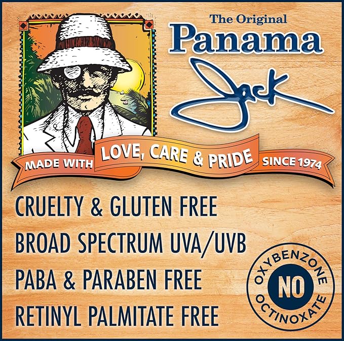 Panama Jack Sport Sunscreen Spray - SPF 30, Broad Spectrum UVA/UVB Protection, PABA, Paraben, Gluten & Cruelty Free, Water Resistant (80 Minutes), 5.5 OZ