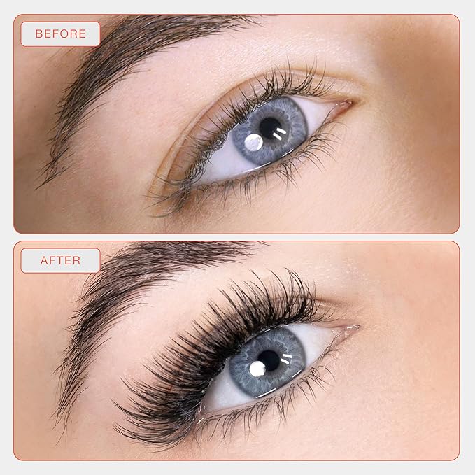 Curacoro LashFolio Narrow Wispy Fans, Handmade Volume Eyelashes, 5D To 10D, C CC D Curl, 0.03~0.07 mm, 8-13mm Mix Length, Professional Long-Lasting Promade Lash Fans (7D-0.05 CC 8mm-13mm)