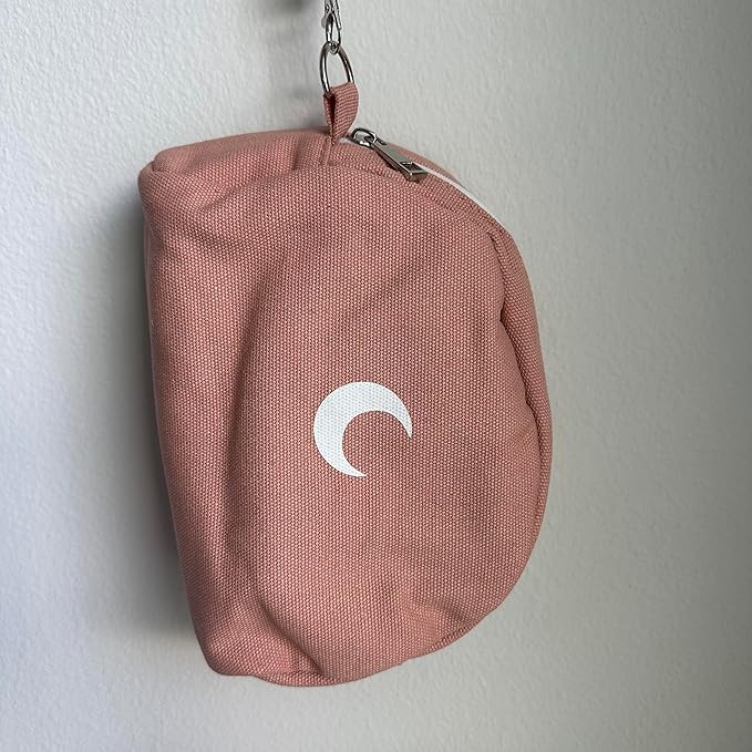 Brando Moon Smell Proof Makeup Bag with Moon - Carbon Neutralizing Fabric - Air Tight Zippers