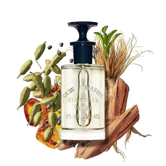 Caswell-Massey 2571 Eau de Parfum Discovery, Warm & Inviting Fragrance with Sandalwood & Bergamot, Long-Lasting Men’s Fragrances, Travel Size Vial, Perfume for Men, 0.25 Fl Oz