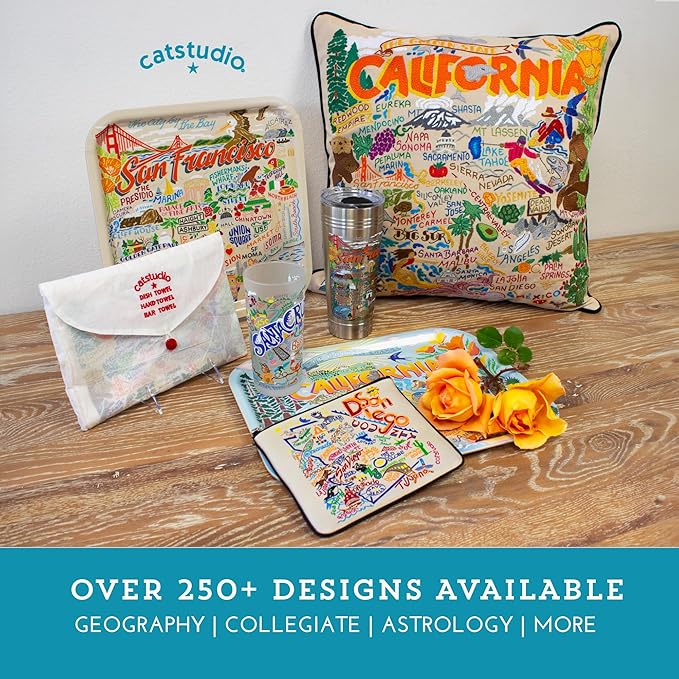 Catstudio Collegiate Zipper Pouch, Louisiana State University Travel Toiletry Bag, Ideal Gift for Alumni, Makeup Bag, Dog Treat Pouch, or Travel Purse