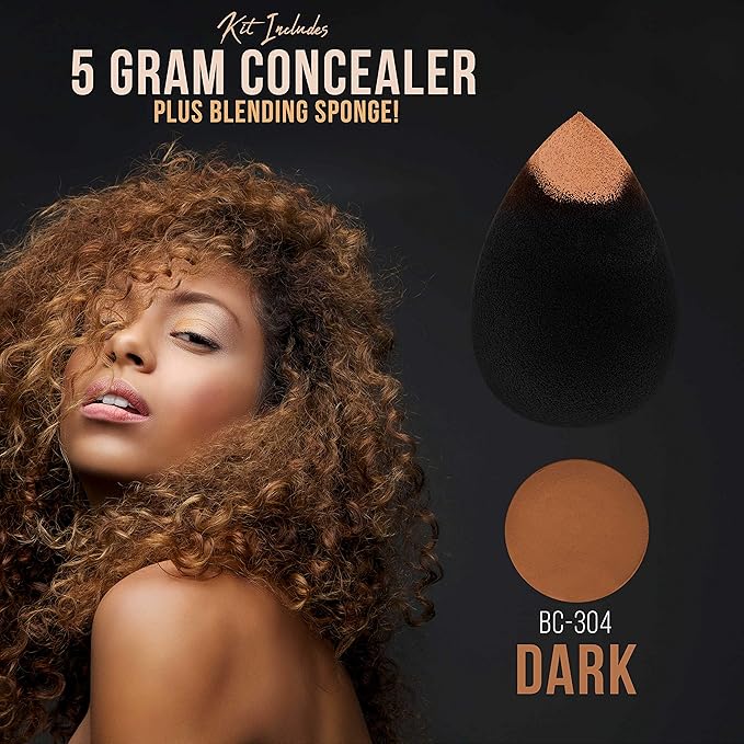 Belloccio Makeup and Tanning Airbrush System with DARK Foundation and Blush Set