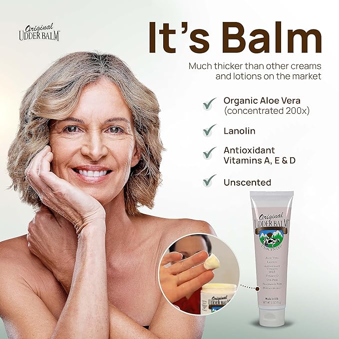 Original Udder Balm Unscented Moisturizer Tube