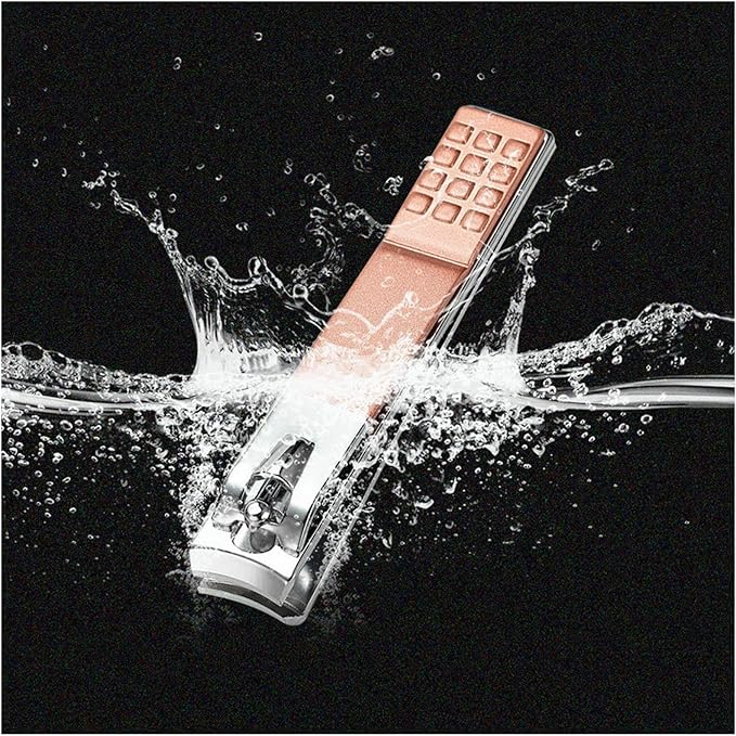 Professional Pedicure Manicure Tools Kit - Erkangsm 8 in 1 Stainless Steel Pedicure Set,Toenail Nipper,Pedicure Knife,Toenail Lifter,Nail Clipper,PU Leather Travel Case,Pink