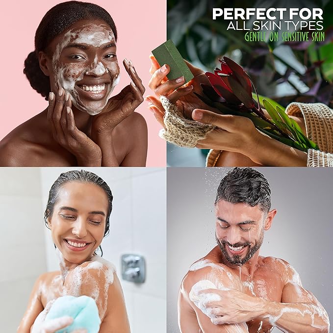 Dead Sea Mud and Neem Soap Bar for Face & Body - Natural and Organic Ingredients – For All Skin Types – Made in the USA 4.5 4oz