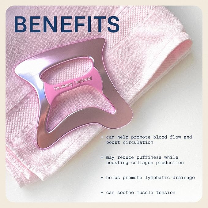 The Skinny Confidential Le Spoon Body Sculpting Tool - Muscle Scraper & Body Sculptor Massage Tool - Full-Body Treatment for Blood Flow & Circulation - Muscle Release Soothes Muscle Tension