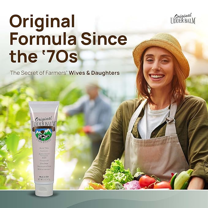 Original Udder Balm Unscented Moisturizer Tube