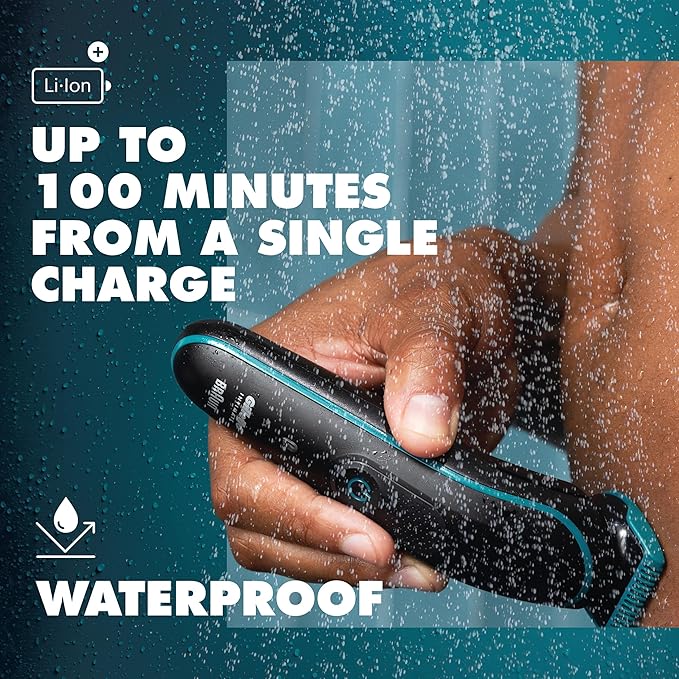 Gillette Intimate Men’s Pubic Hair Trimmer, SkinFirst Pubic Hair Trimmer for Men, Waterproof, with Anti Chafe Stick