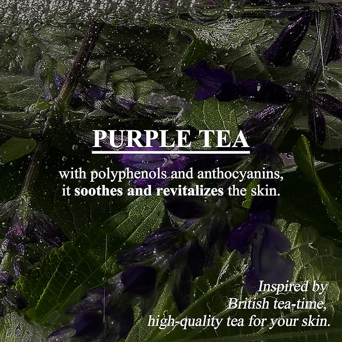 Sage Amber Purple Tea Perfumed Body Lotion, Daily Moisturizer, Body Lotion For Dry Skin & Sensitive Skin, Non-Greasy, Slow Aging, Floral Woody Scent, Korean Skin Care