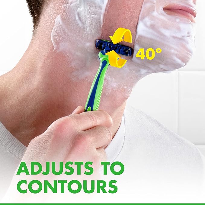 Gillette Sensor3 Sensitive Men's Disposable Razor, 1 Razor - Case of 36