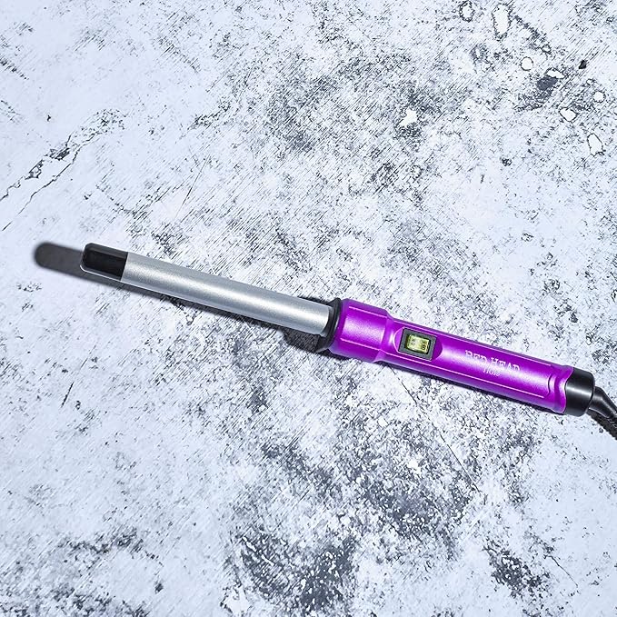 Bed Head Curlipops .75” Tourmaline Ceramic Styling Iron | Clamp-Free Curling Wand | for Natural-Looking Curls & Short Hair (3/4 Inch)