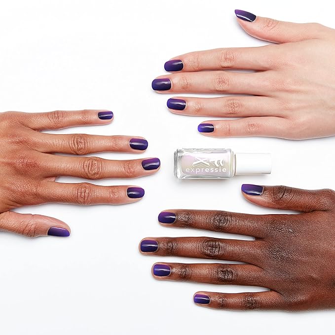 essie expressie quick dry nail polish, vegan formula, pearl finish top coat, Iced Out Fx Filter, 0.33 fl oz