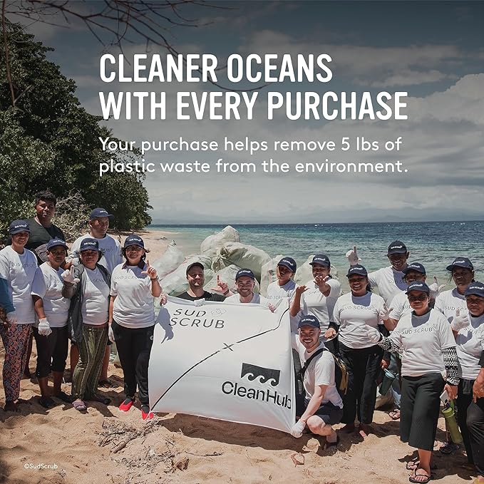 Sud Scrub® Body Scrubber + Face Scrubber Set (Charcoal)