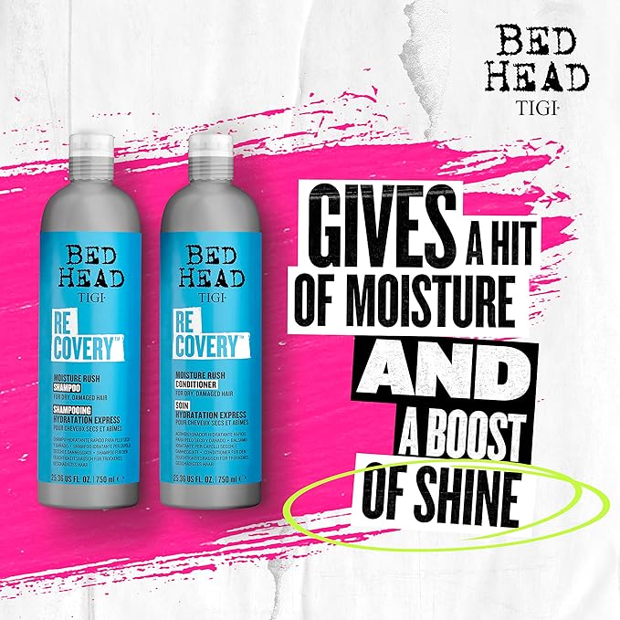 TIGI Bed Head Shampoo & Conditioner For Dry Hair Recovery With Prickly Pear Cactus Extract 2 x 25.36 fl oz