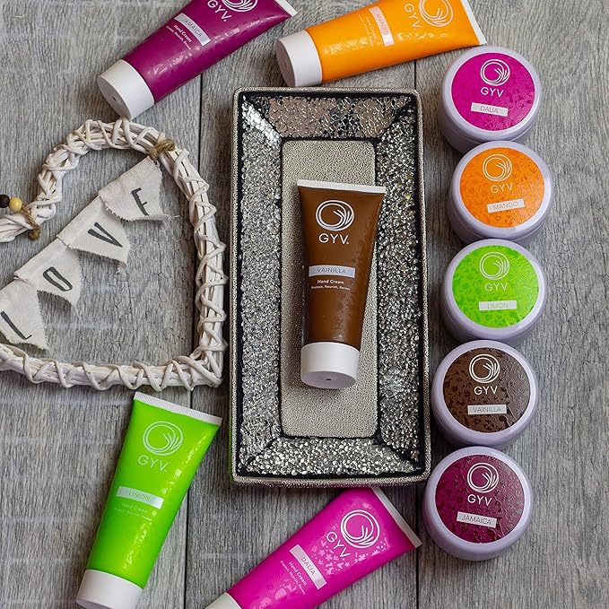 GYV Moisturizing Hand Cream for Women, Men | Botanical Oils Formula for Dry Skin (Mango)