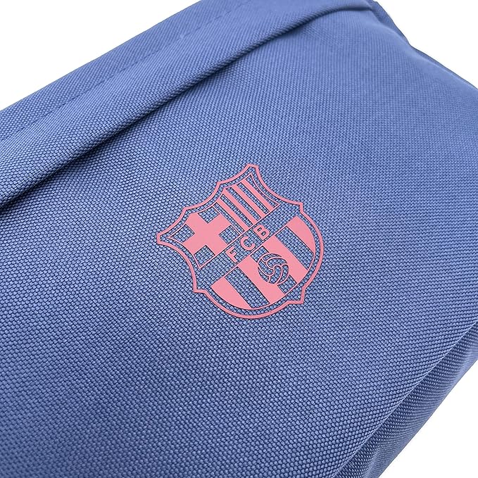 Icon Sports Fan Shop FC Barcelona World Soccer Club Team Logo Officially Licensed Toiletry Travel Bag (Navy, ONE SIZE)