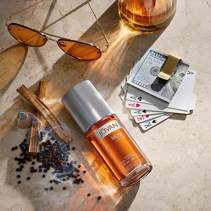 Jovan Musk for Men Aftershave 8 fl oz (Pack of 1), Notes of Carnation, Lavender, and Amber, Men's Fragrance, Long Lasting, Everyday Fragrance