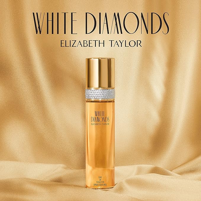 Elizabeth Taylor Women's Perfume, White Diamonds, Eau De Toilette EDT Spray, 1.7 Fl Oz
