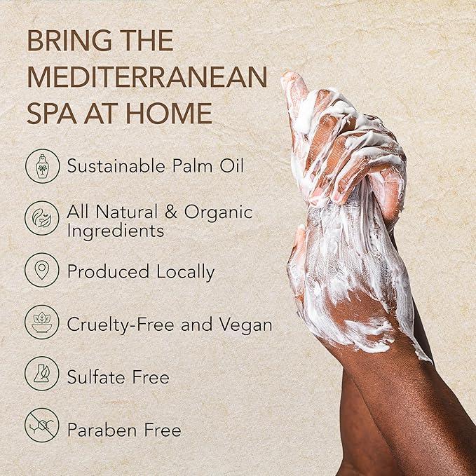 O NATURALS 6 PCS Black Soap - Women & Men's Bar Soap, Father's Day Gifts, Men's Soap Bar, African Black Soap w/Moisturizing Shea Butter, Charcoal Soap, Organic & Natural Soap for Men & Women, 4oz